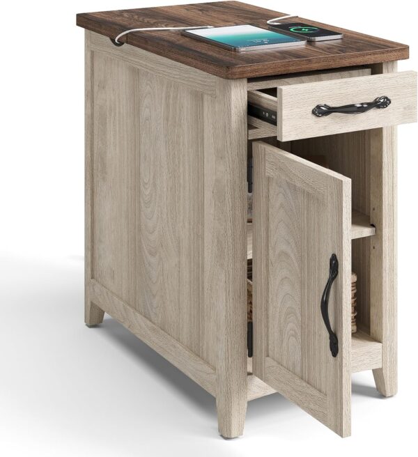HOME End Table with Charging Station Side Table Wholesale Made in Vietnam Factories and Manufacturers